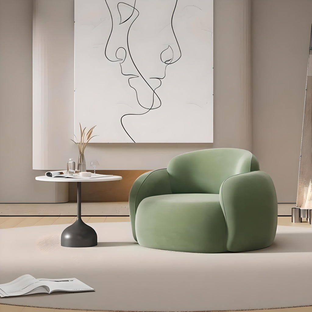 Luxury Minimalist Lounge Sofa – Modern Comfort Single Seater - DSARD