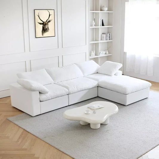 120″ L-Shaped Cloud Modular Sofa - DSARD - DSARD