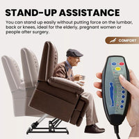 Power Lift Chair with Massage, Heating, USB Ports & Remote Control - DSARD