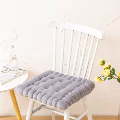 Plush Seat Pad Square Back Cushion 16″x17″ Office Chair Cushion for Living Room Sofa